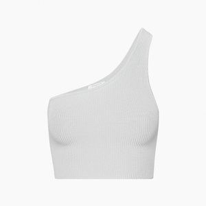 BABATON (Aritzia) Sculpt Knit One-Shoulder Cropped Tank